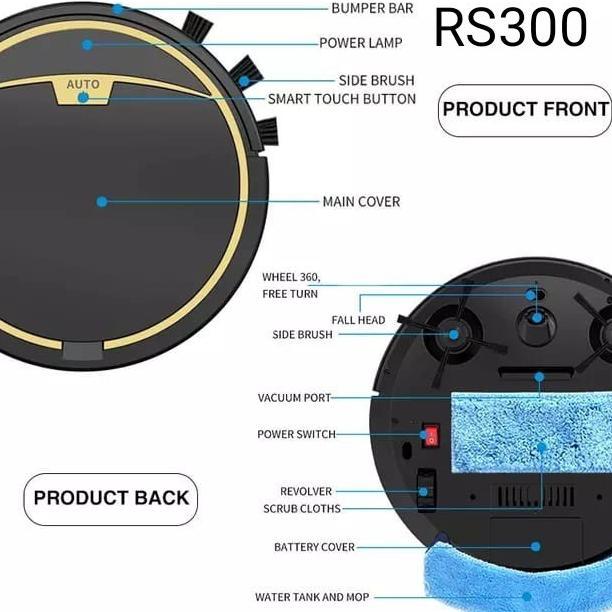 New Deals Sweeping And Mopping Vacuum Robot Rs300 / Jallen Gabor Is28A  Vacuum Cleaner Is25 Es32 Es2