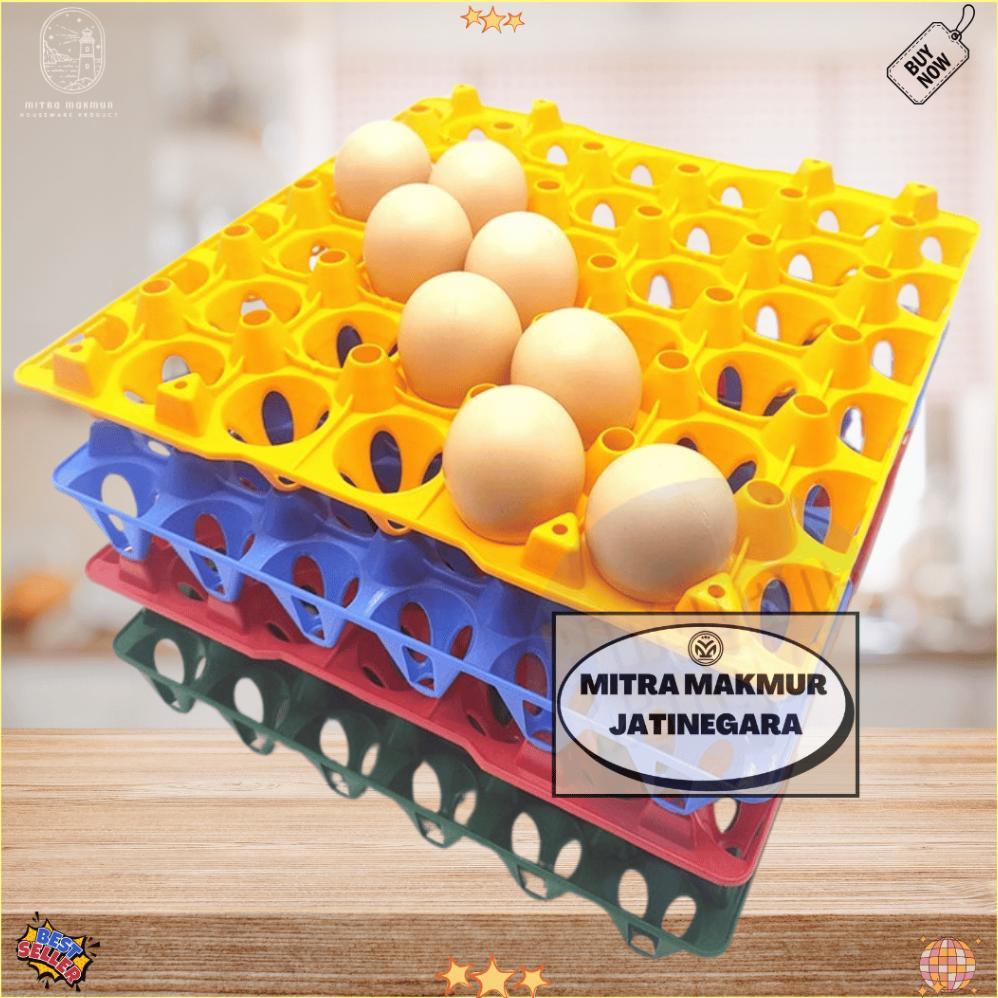Tempat Telur Keranjang Telur Rak Telur Plastik Tray 30 butir Rak Telor Plastik Egg Tray Krat Telur