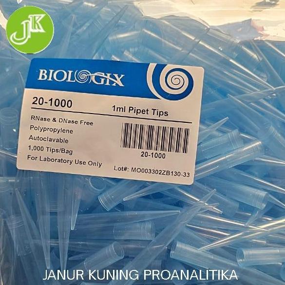 Blue Tip 1000ul, Pipet Tip 1000ul, Tip Biru 1ml, Blue Tip 1ml, Universal Tip 1000ul, Bulk Autoclavab