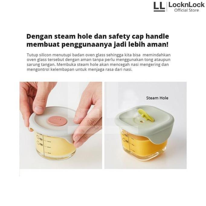 Essen- Locknlock Oven Glass Food Container Mpasi Bayi 3P 230Ml - Llg509S3