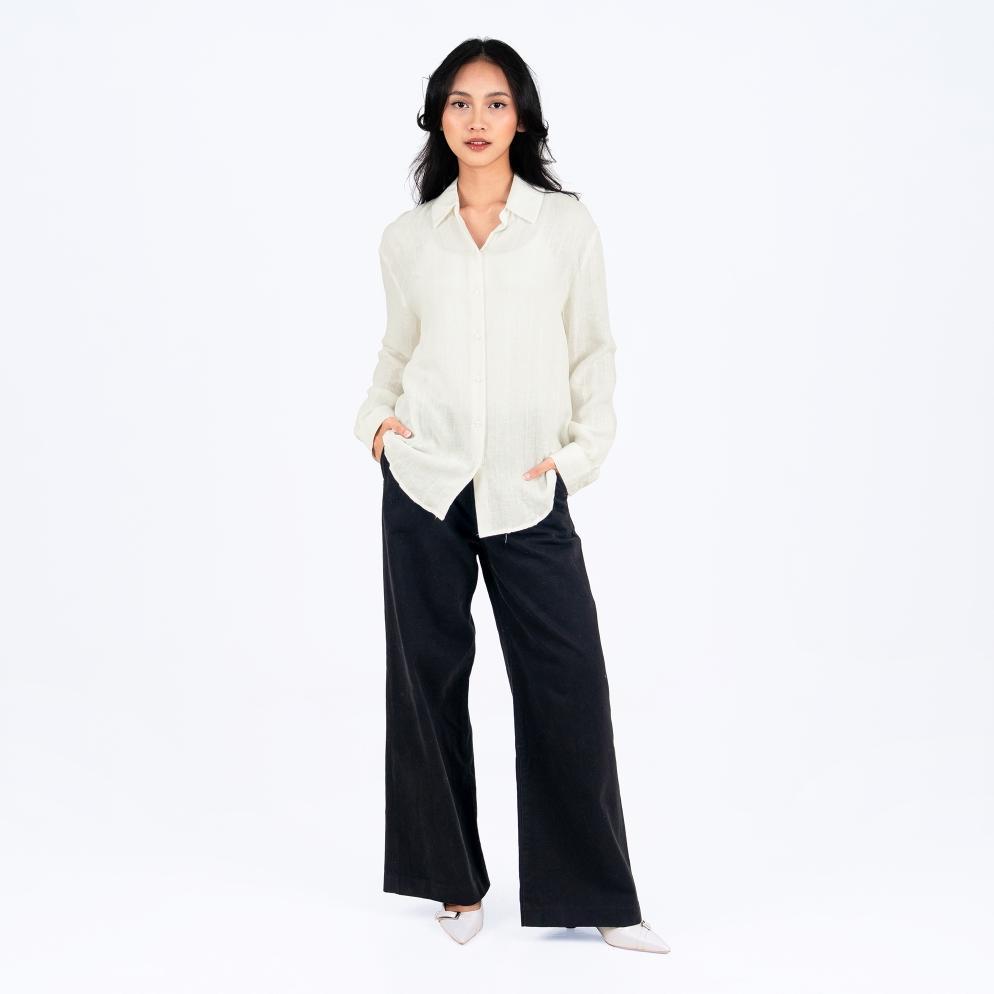 TERBARU Benhill Kemeja Wanita Linen Panjang New Colors