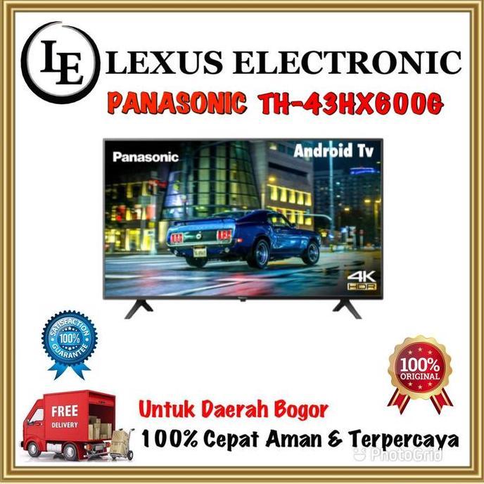 TERLARIS PANASONIC ANDROID TV 43 INCH | TH-43HX600G | 43HX600G | HX600 | UHD 4K
