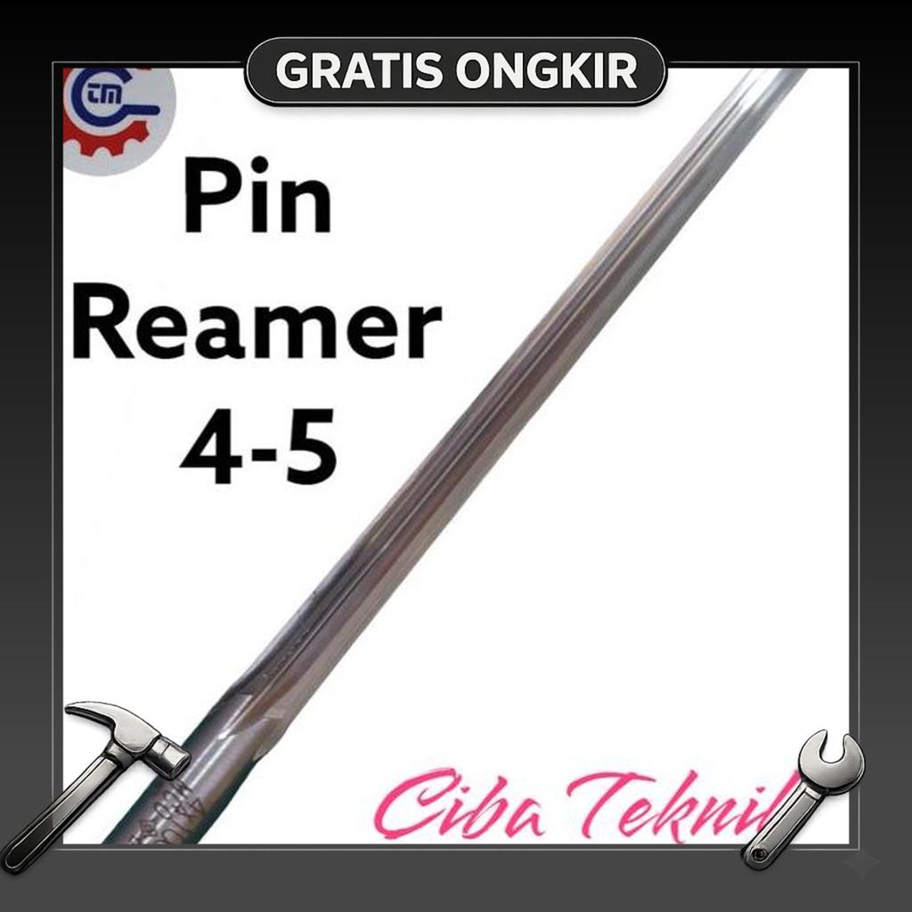 Reamer Tirus 4Mm /Taper Pin Reamer 4-5Mm Okazaki Jepang