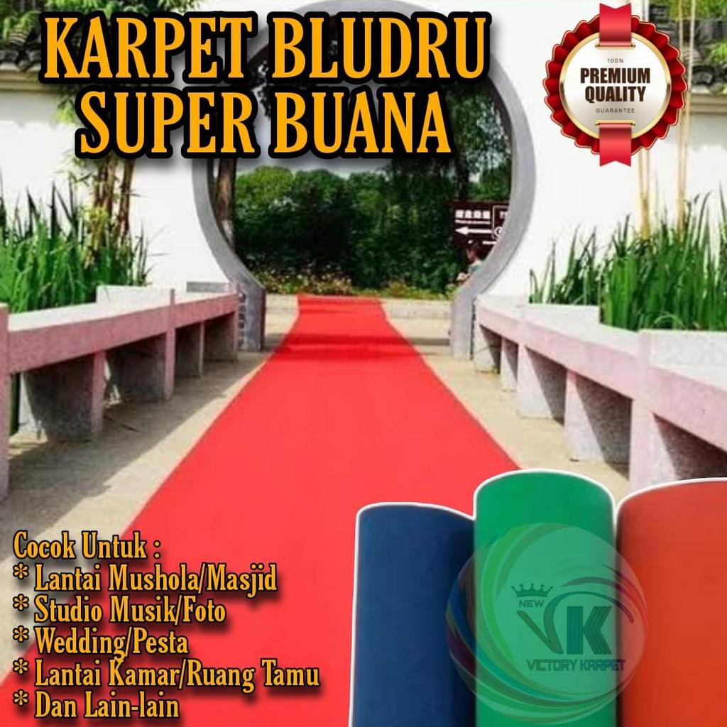 KARPET LANTAI BLUDRU S MUSHOLA SUPER BUANA MURAH METERAN Termurah