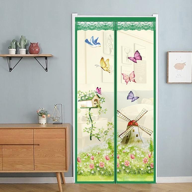 SHENAR , TIRAI MAGNET ORI TIRAI KAMAR PINTU KAIN KAMAR TIRAI MAGNET ANTI NYAMUK TIRAI MAGNET PINTU M