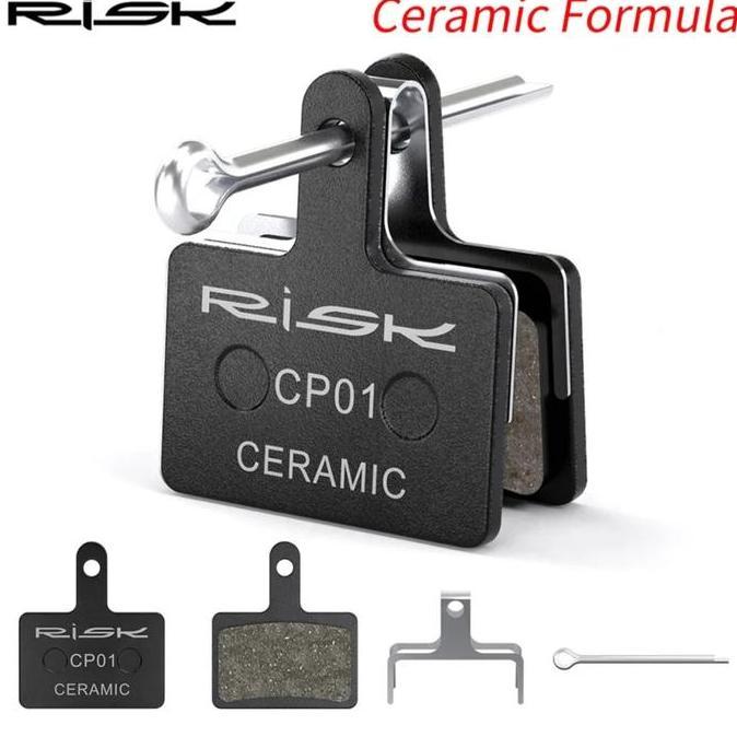 Lengkapbos- Risk Kampas Rem Ceramic Sepeda Brake Pad Shimano Mt00 Mt400 Mt500