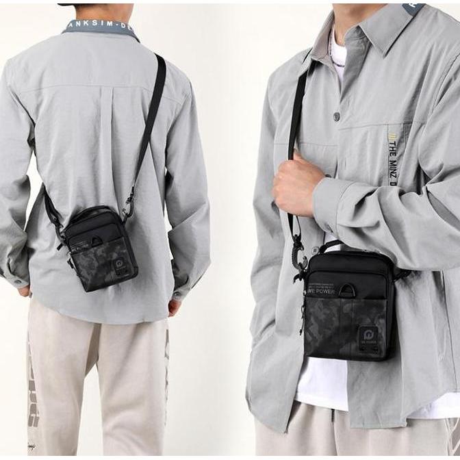 Tas Selempang Minimalis Tas Selempang Hp Multifungsi Slingbag Tas Pria Pinggang We Power Nj181