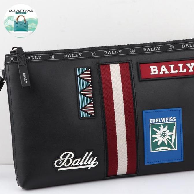 Clutch Pria Luxury Clutch Bally Edelweis Bordir Limited Handbag Original