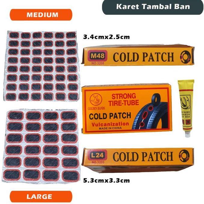 MEMATRI Tip Top Tambal Ban Cold Patch Penambal Ban Motor Mobil - Alat Tambal Ban Tanpa Bakar Tambal 