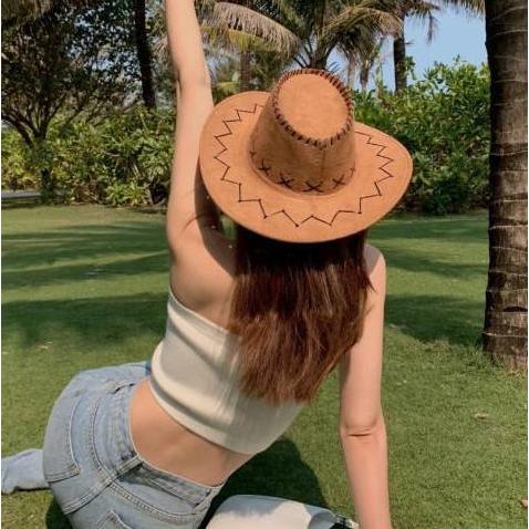 Topi Pria Kostum Koboi Topi Koboi Anak Dan Dewasa