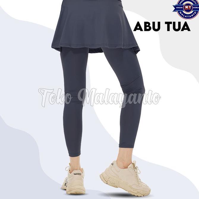 Cod,Bisa- Legging Rok Celana Olahraga Nita In1 Sporty Bahan Senam Casual Streach Melar Elastis Gym S