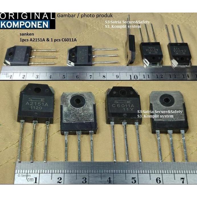Ready transistor sanken A2151A C6011A 2SA2151 2SC6011 2151 A C6011 A2151 Part aksesoris audio video 