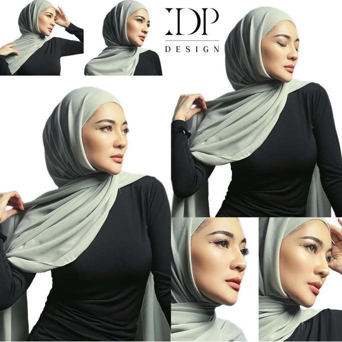 TERKINI pasmina Inner IDP DESIGN Kerudung Wanita Muslim,hijab Instan,Ceruty Rayon Hijab kaos Panjang