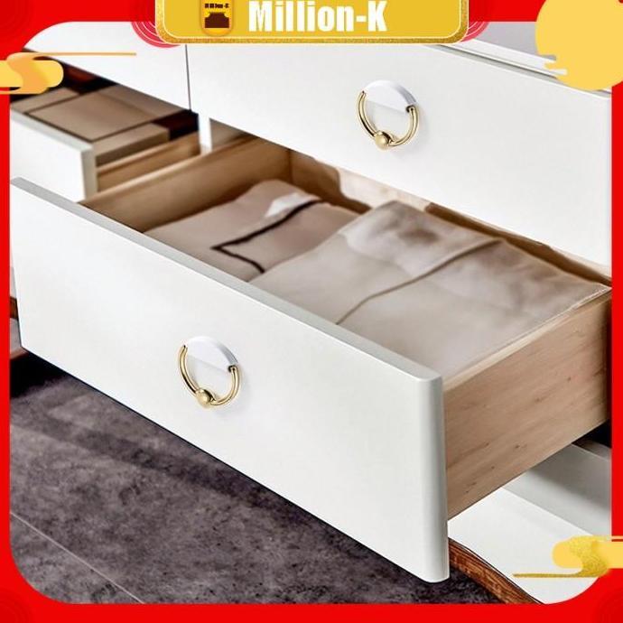 ZHURATMI Handle Ring Lemari / Tarikan Gagang Knob Bulat Pintu Laci PROTOK