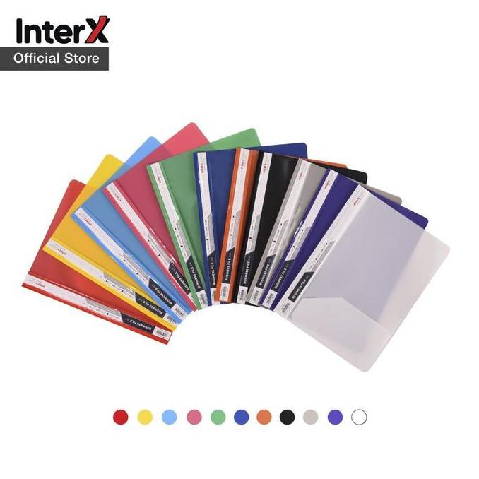 InterX Folder Business File / Acco Snelhecter Map Arsip / Penyimpanan Dokumen A4