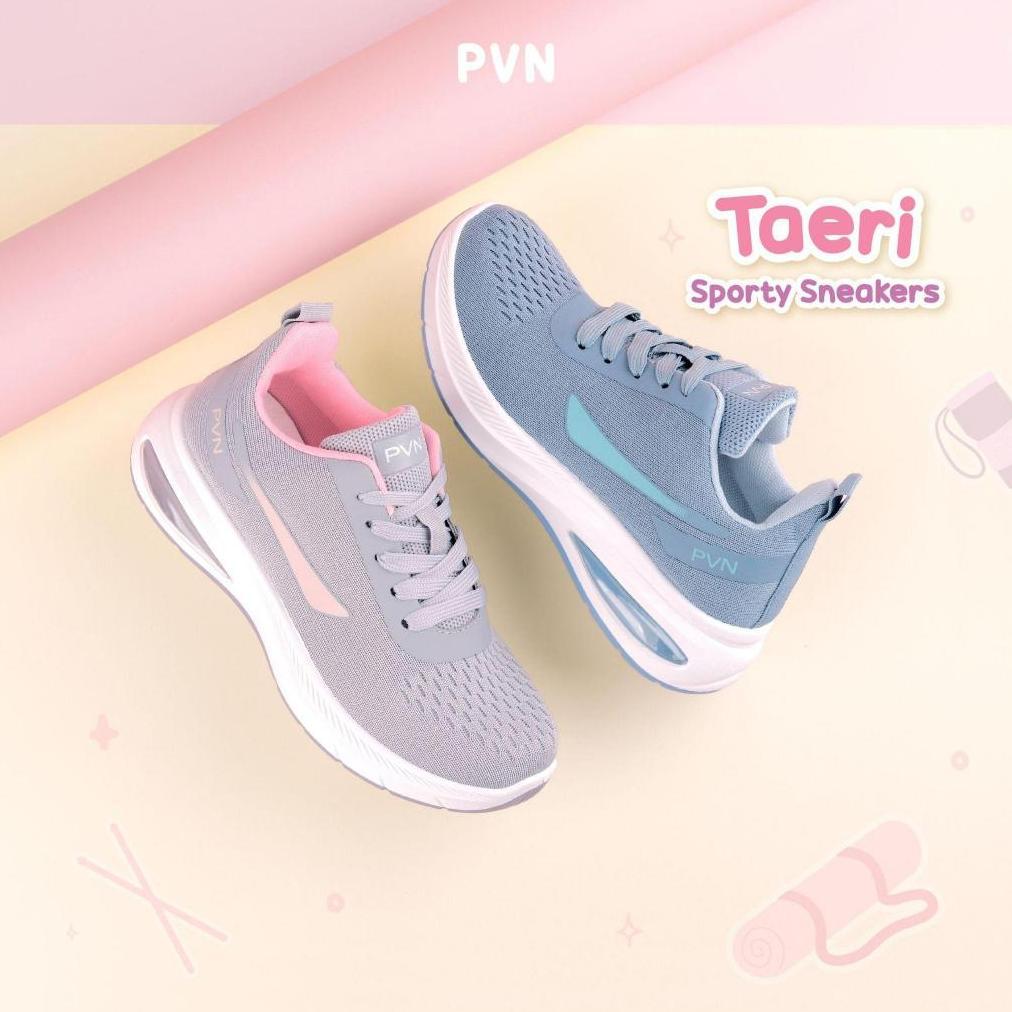 Grade Ori Pvn Taeri Sepatu Sneakers Olahraga Wanita Sport Shoes Blue 265