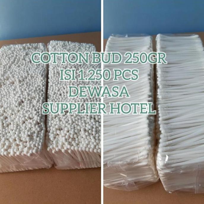 cotton bud 1/4 kg isi 1250 pcs
