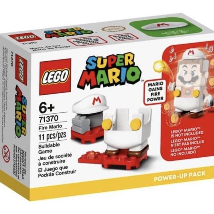 LEGO 71370 Mario Power Up Pack Fire Mario Outfit Baju Lego Mario Fire