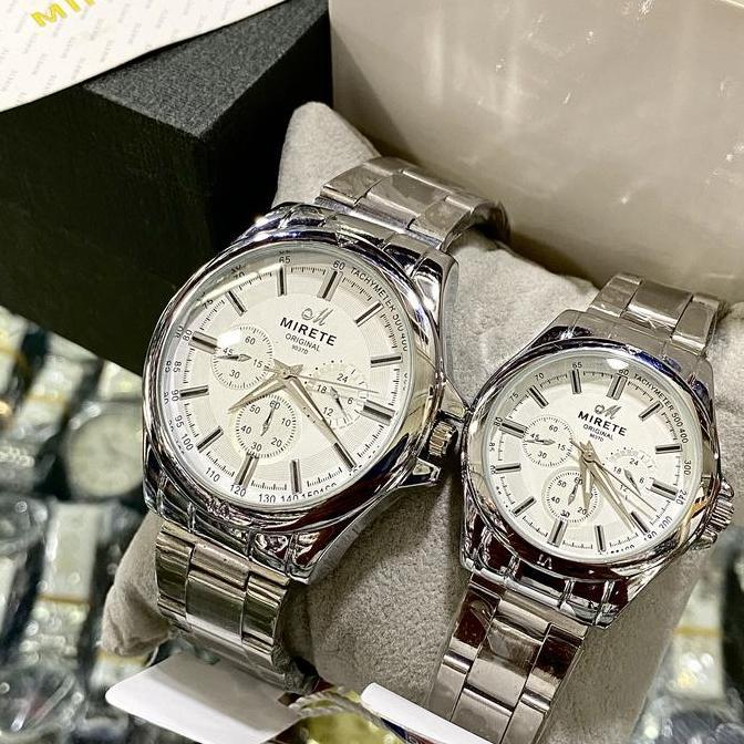 PREMIUM MIRETE Jam Tangan Wanita Original 100% Tahan Air Stainless Steel Analog Casual Cocok Untuk H