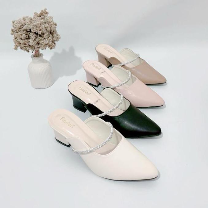 PALING LARIS Sandal Heels  U Permata Cantik Mempesona Cocok untuk Pesta Kondangan Arisan Jalan Jalan