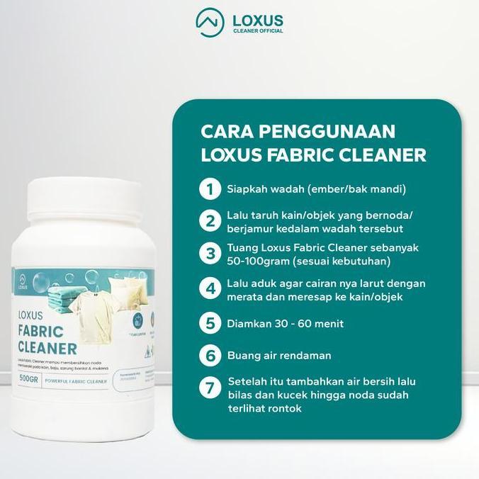 Clenesc- Loxus Fabric Cleaner Pembersih Noda Baju Kain Sarung Bantal