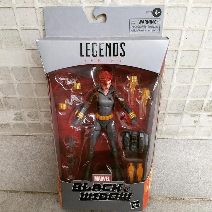 HASBRO MARVEL LEGENDS BLACK WIDOW GREY GRAY
