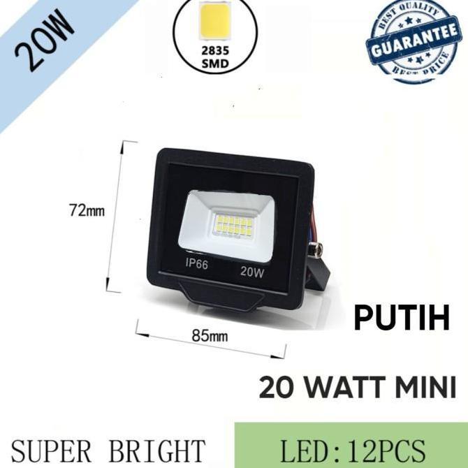 Litcx- Lampu Sorot Led 20W / Lampu Tembak Led 20 Watt / Lampu Outdoor Led