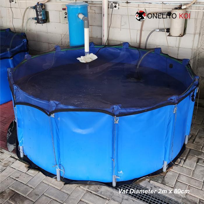 Klassik premium vat kolam terpal original
