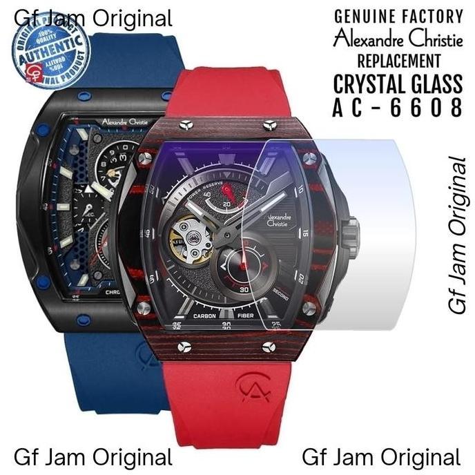 KACA ORIGINAL ASLI JAM TANGAN ALEXANDRE CHRISTIE AC6608 AC 6608 DIJAMIN ORIGINAL