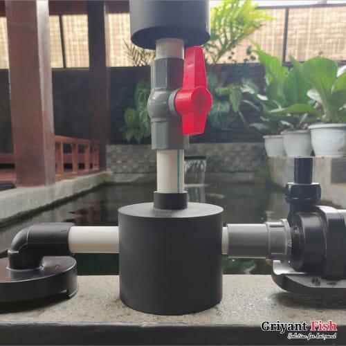 Paket Set Instalasi Skimmer Floating Kolam Koi