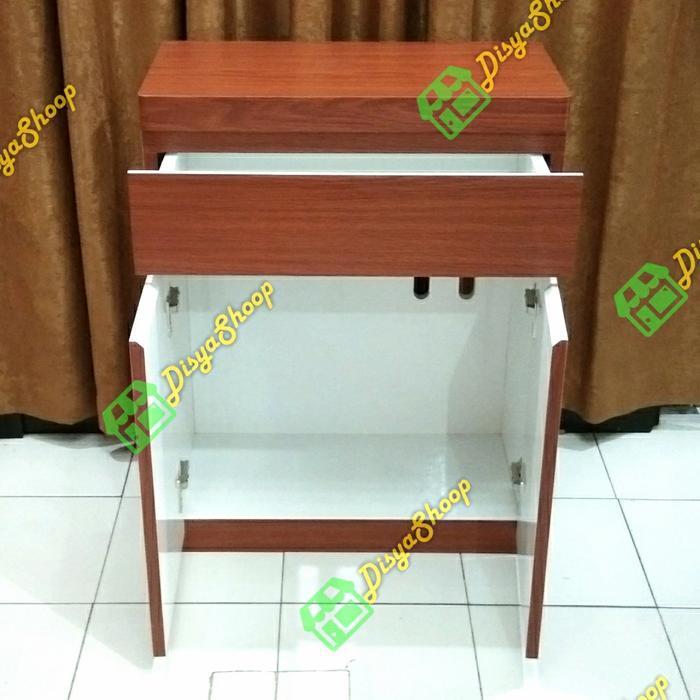 Meja Kabinet Cabinet Aquascape Aquarium 60x30x75 cm dengan laci