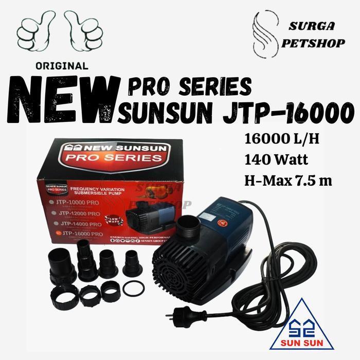 NEW SUNSUN JTP 16000 PRO POMPA AIR CELUP AKUARIUM KOLAM JTP16000