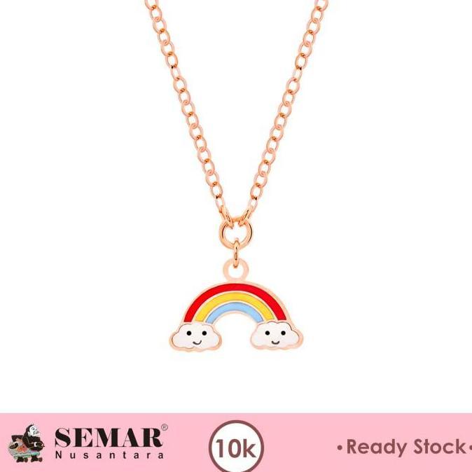 Vegadasama8 - Kalung Emas Anak Baby Colour Rainbow Gold 10K Semar Nusantara