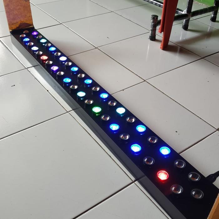 Lampu LED HPL DIY Aquarium Air laut 60cm - 100 cm 120watt