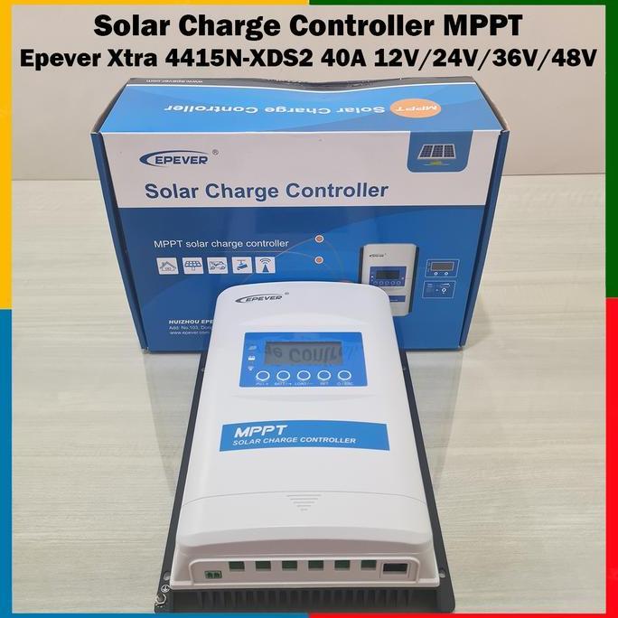 HARGA DISC - Epever real MPPT scc 40A XTRA 4415AN 48V solar panel surya controller