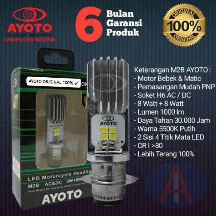 TERLARIS LAMPU LED DEPAN AYOTO ORINAL MOTOR XEON/XEON GT/XEON RC/MIO GEAR DLL