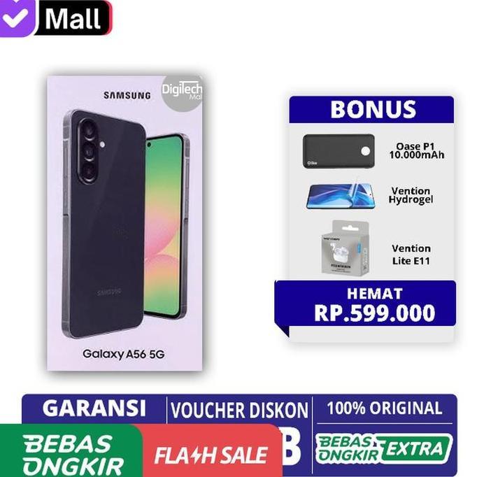 bariyahseller51 - samsung galaxy a56 5g 8/256gb 12/256gb nfc garansi resmi indonesia sein