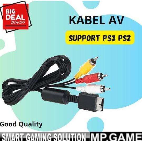 Kabel RCA Kabel AV PS3/PS2 ke TV Tabung
