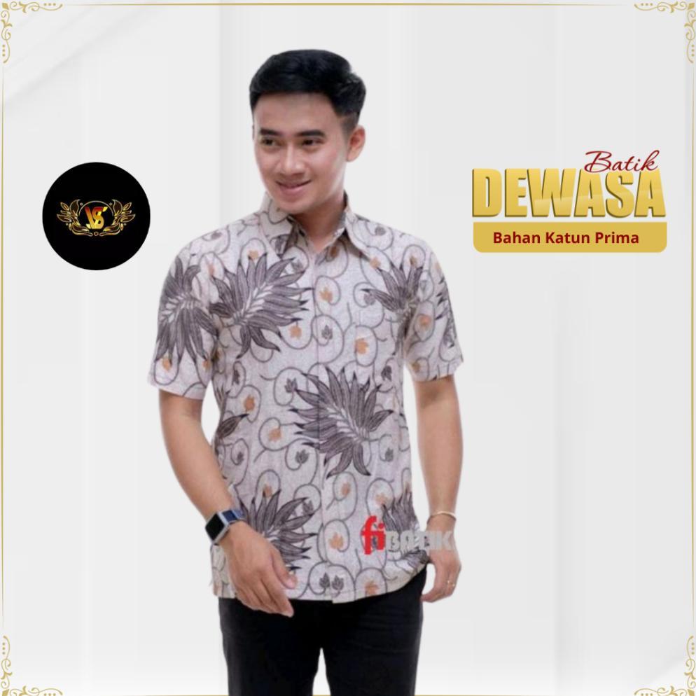 Bergaransi Kemeja Batik Dewasa Terlaris Size M, L, Xl & Xxl