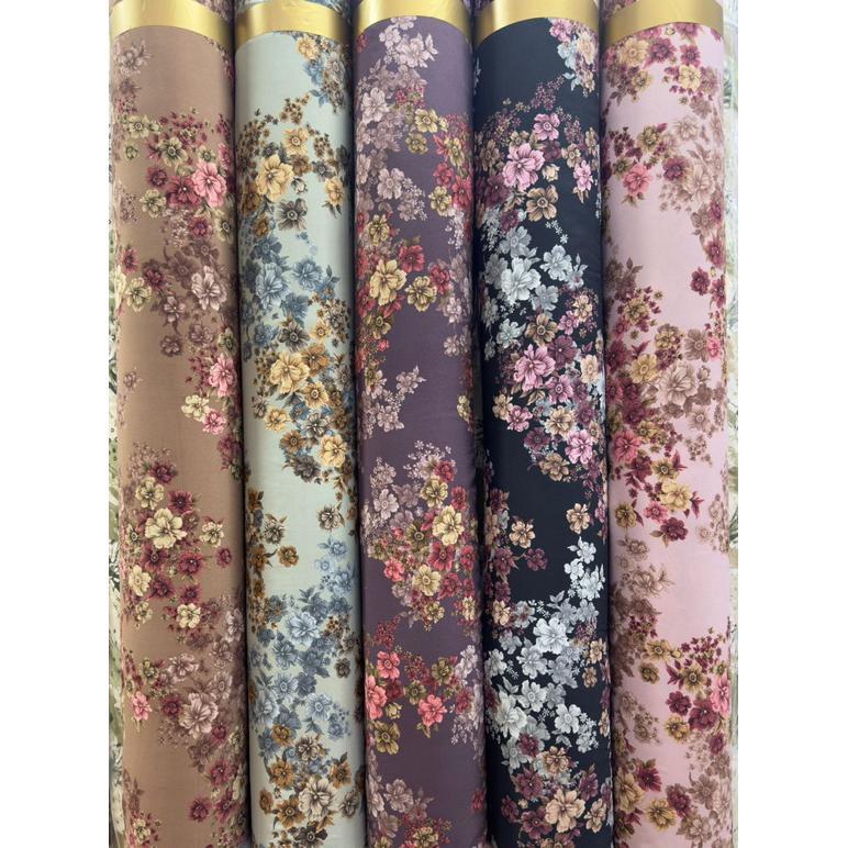 Saless Kebaya Kutubaru Tunik Floral /Kutubaru Modern Hitam/Kebaya Jumputan Solo /Baju Wisuda/ Baju K