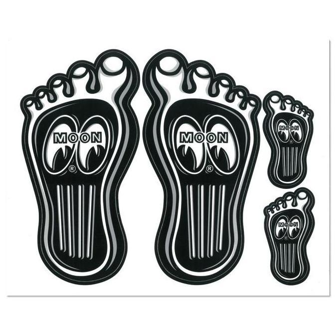 BEBAS ONGKIR - MOONEYES Barefoot Gas Pedal Decal