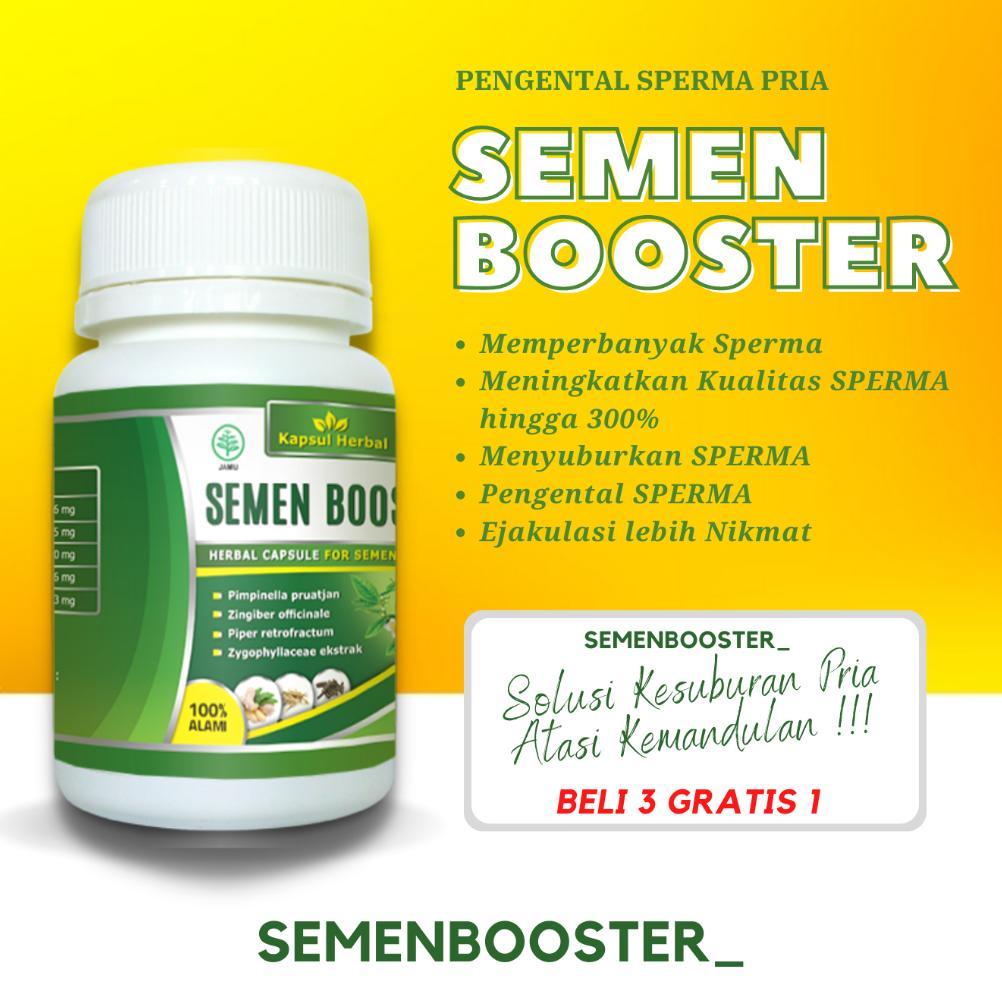 (Terbaru) Obat Penyubur Sperma Pria Pengental Penambah Kental Memperbanyak Semen Booster Anti Encer 