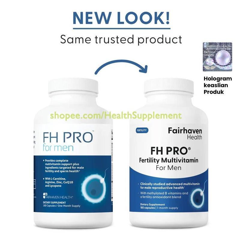 (Terbaru) FH Pro For Men Suplemen Kesuburan Pria Dengan Antioxidant (Terlaris)