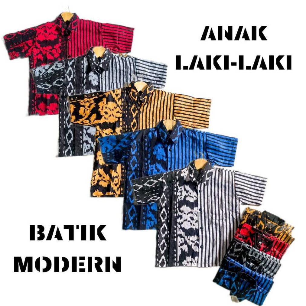 Promo  Batik Anak Laki Laki  Batik Anak Laki Laki  Batik Anak Laki Laki Premium Modern  Baju Anak La