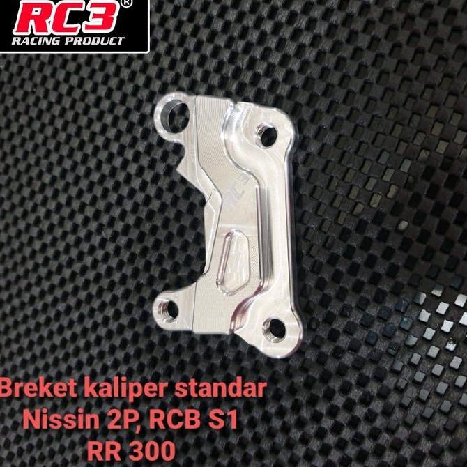 Breket Bracket Dudukan Kaliper Caliper Pala Babi Depan RC3 Ninja 150 RR R SS ZX150 KRR KR 150 Tipe G