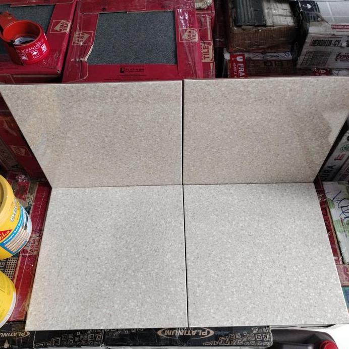 keramik platinum ancora Bone motif teraso kilap 40x40 grade A