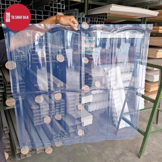 Genteng Transparant 2x4 / Genteng Metal Transparan 80 x 80 cm x 0.9 mm / Genteng Transparant / Gente