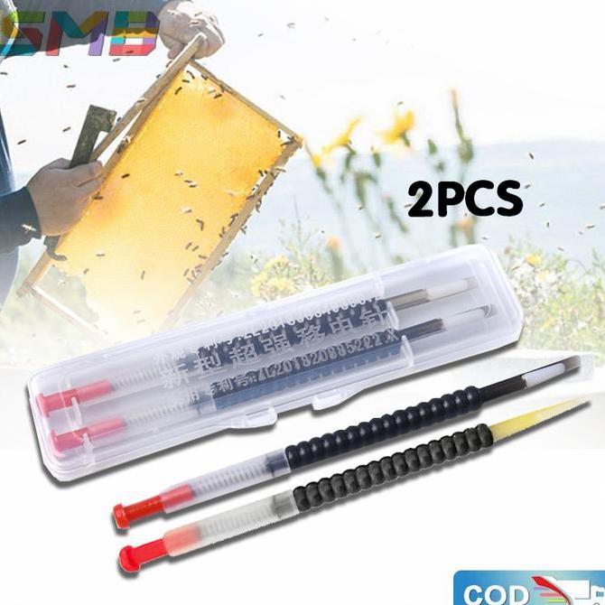 OTNEUDA Stick Peletak Pengambil Ratu Lebah-Sendok Larva Telur Lebah-Stik Larva Royal Jely