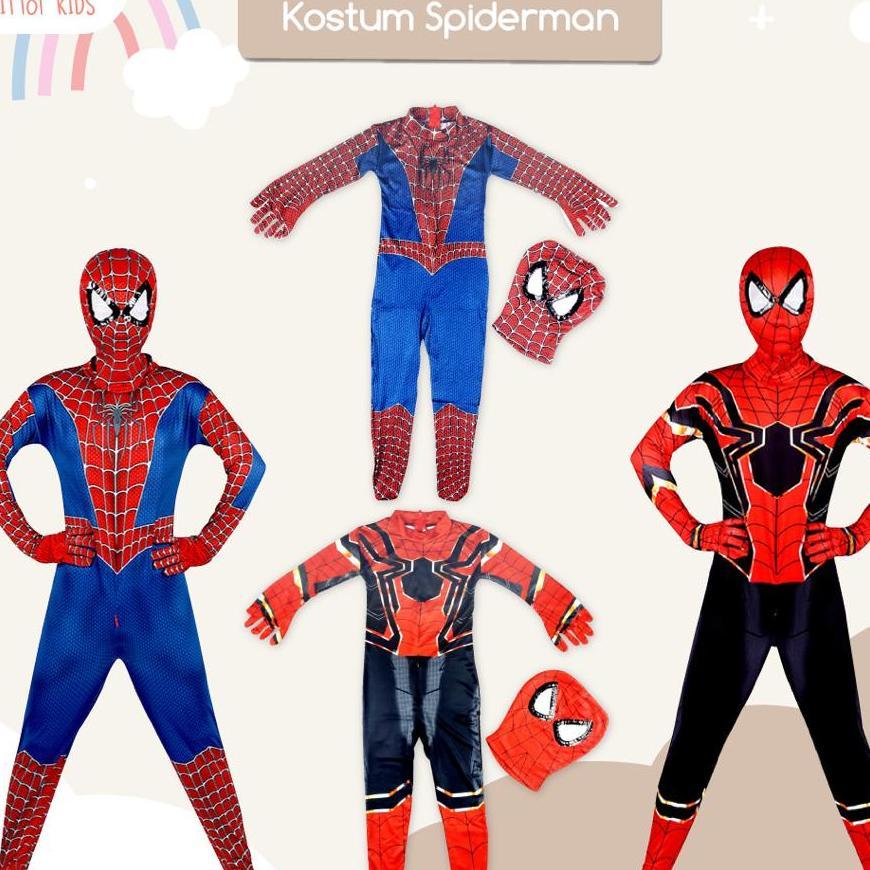 Kostum Spiderman Anak Baju Spiderman Anak Laki Laki
