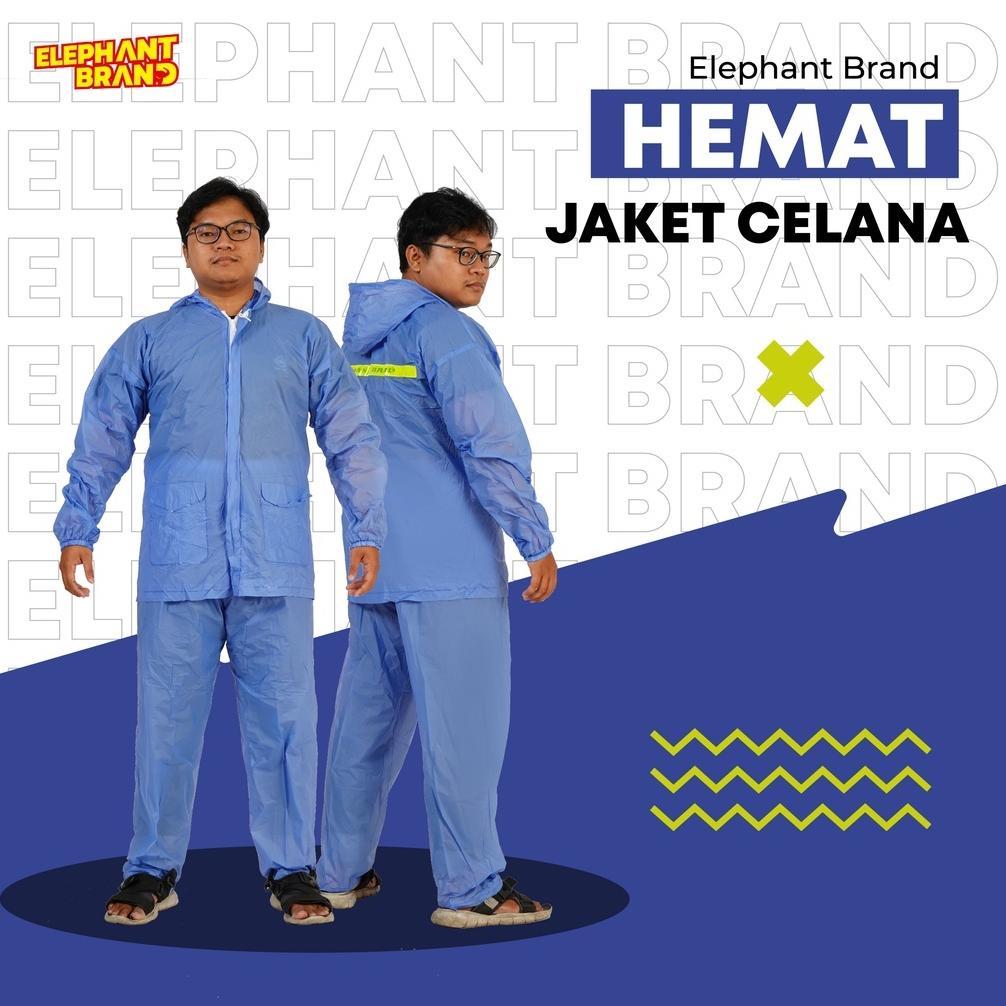 Berkualitas Jas Hujan Jaket Celana Jc Hemat - Elephant Brand